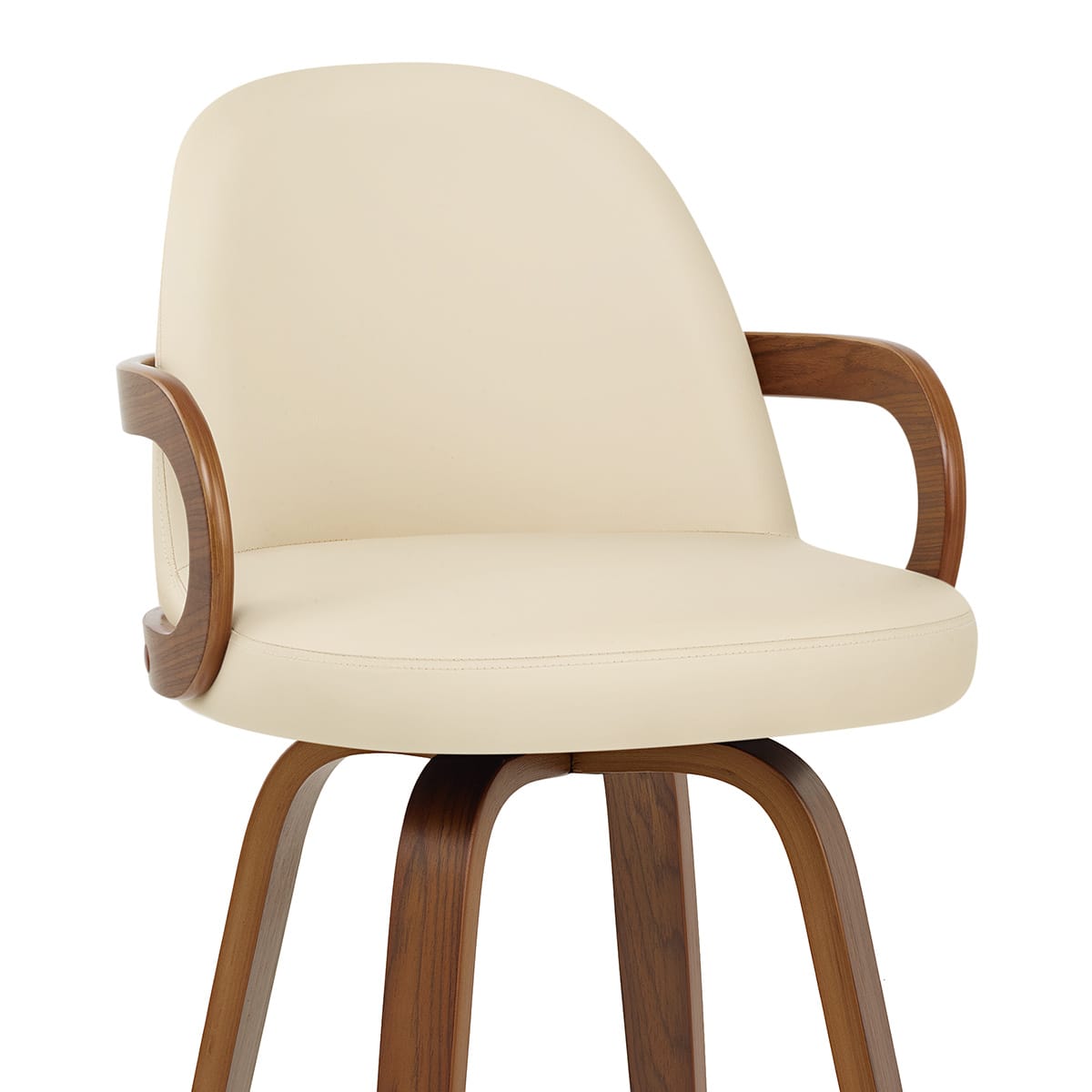 Sgabello Ecopelle Legno - Franco Crema