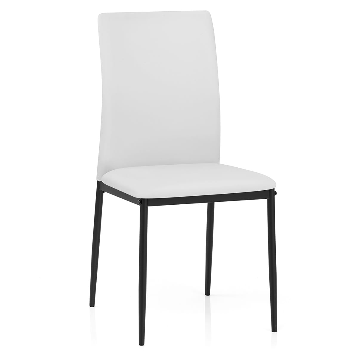 Sedia da pranzo Ecopelle - Franzy Bianco