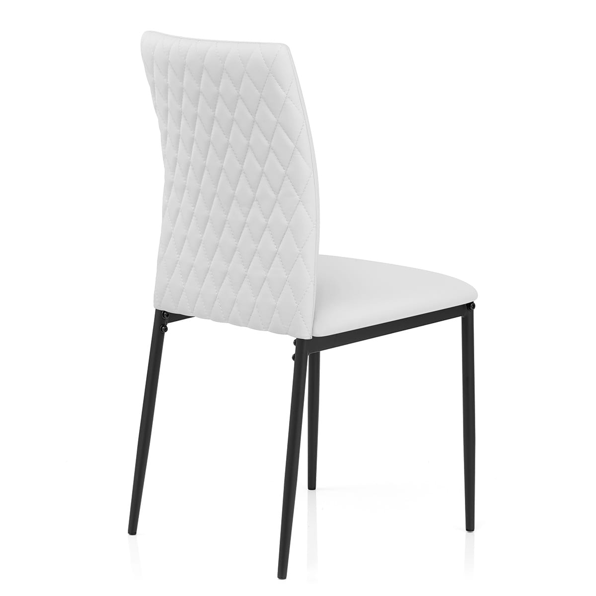 Sedia da pranzo Ecopelle - Franzy Bianco