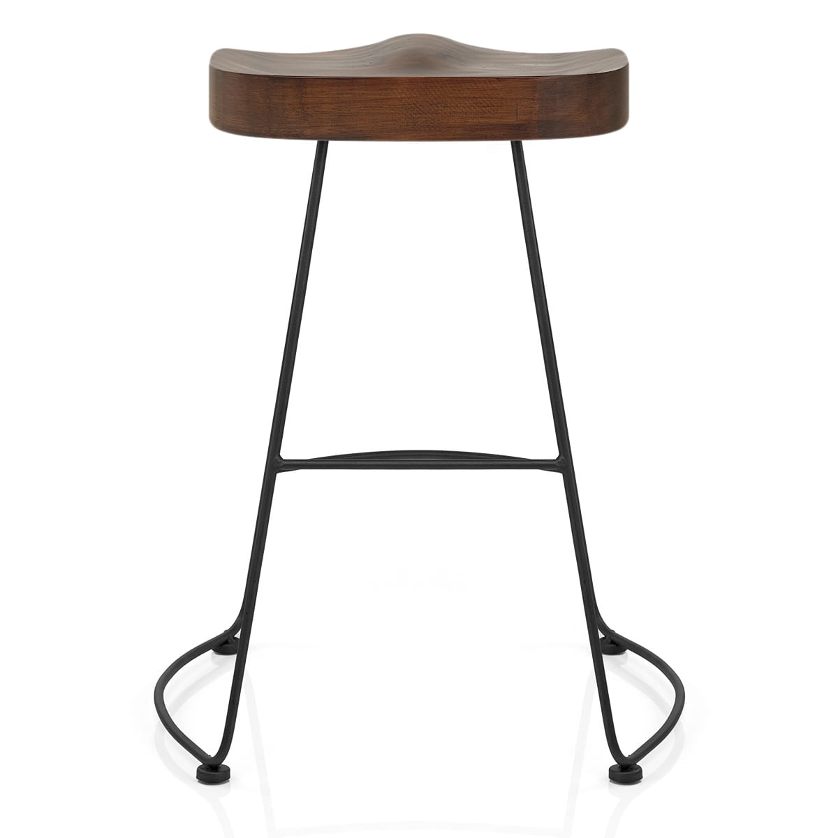 Sgabello Nero Legno Scuro - Freedom Legno
