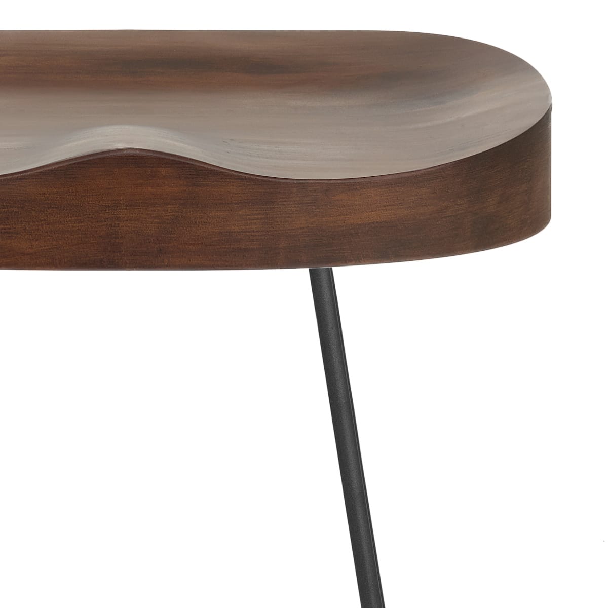 Sgabello Nero Legno Scuro - Freedom Legno