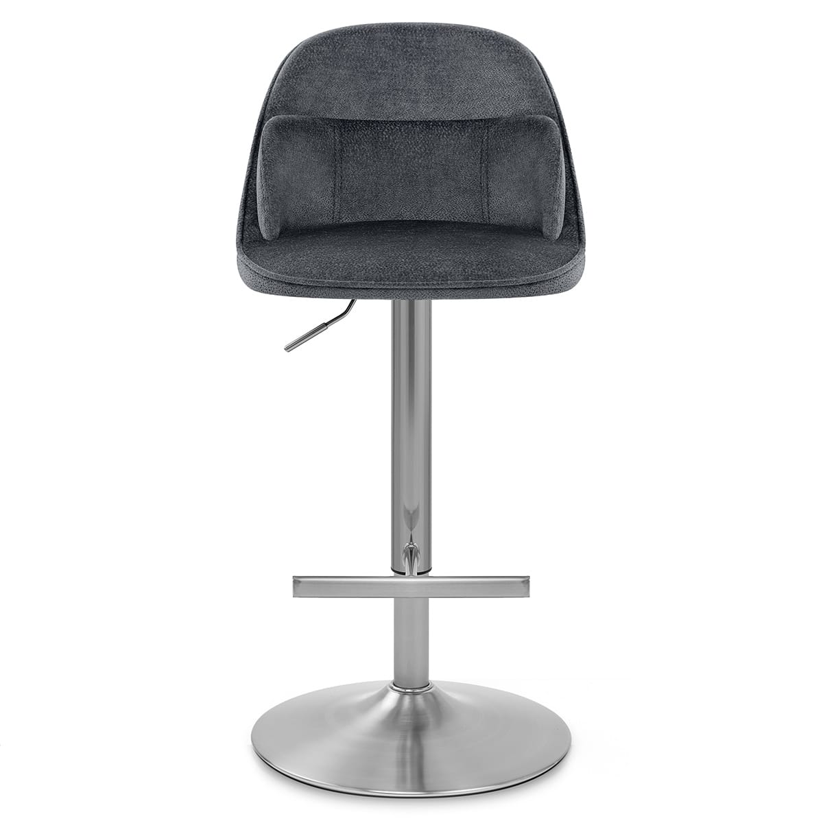 Sgabello Stoffa - Freya Grigio scuro