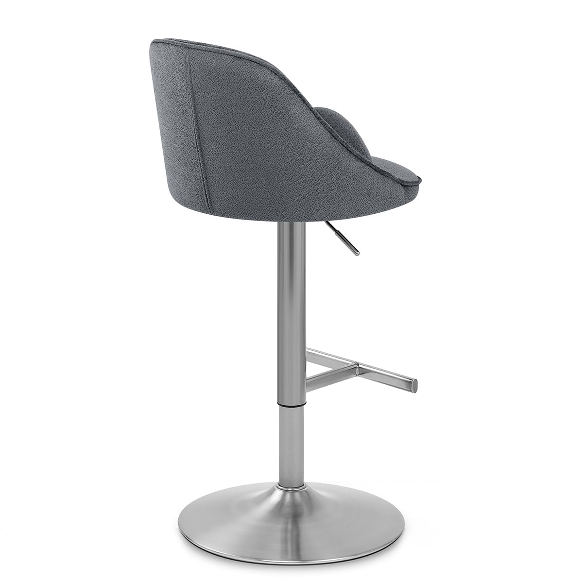 Sgabello Stoffa - Freya Grigio scuro