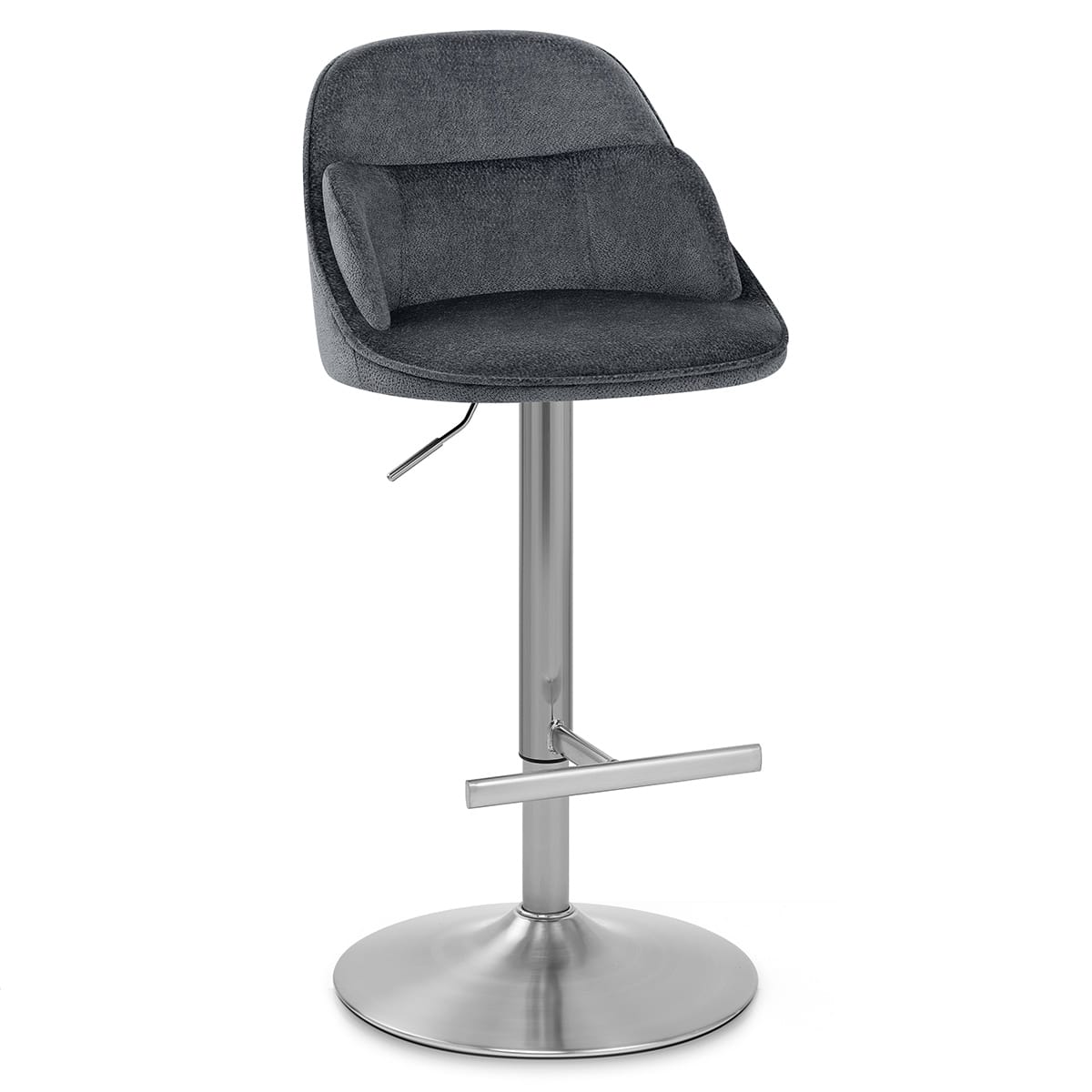 Sgabello Stoffa - Freya Grigio scuro