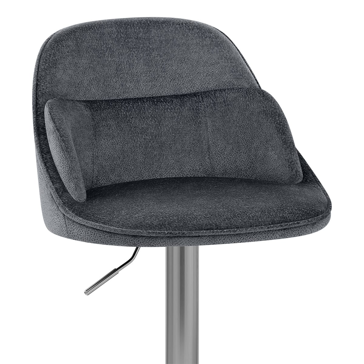 Sgabello Stoffa - Freya Grigio scuro