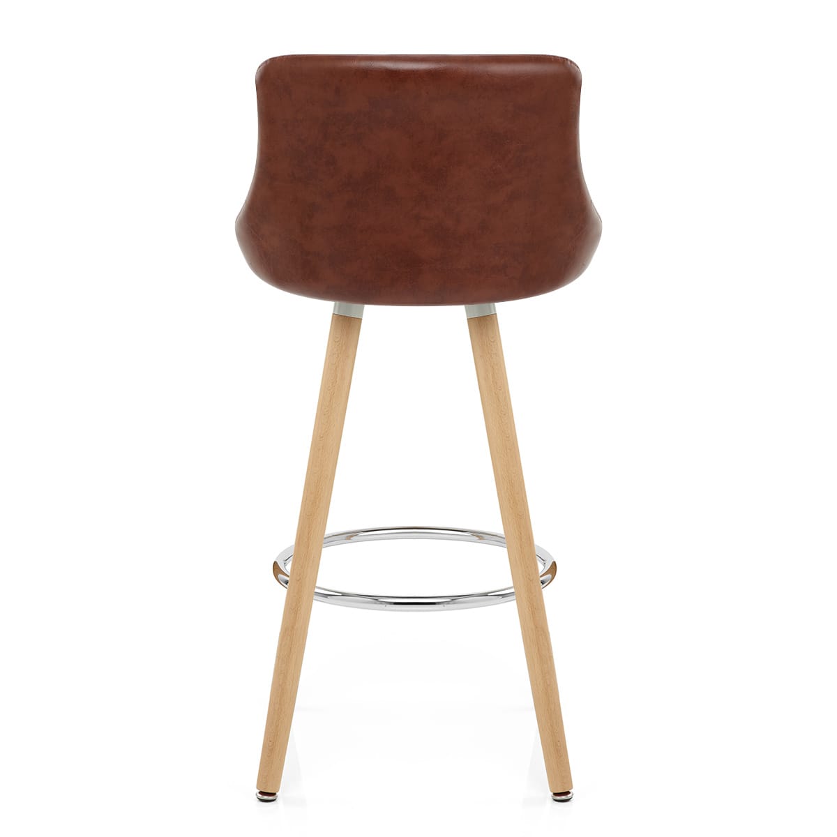 Sgabello Ecopelle Anticata - Fuse Marrone