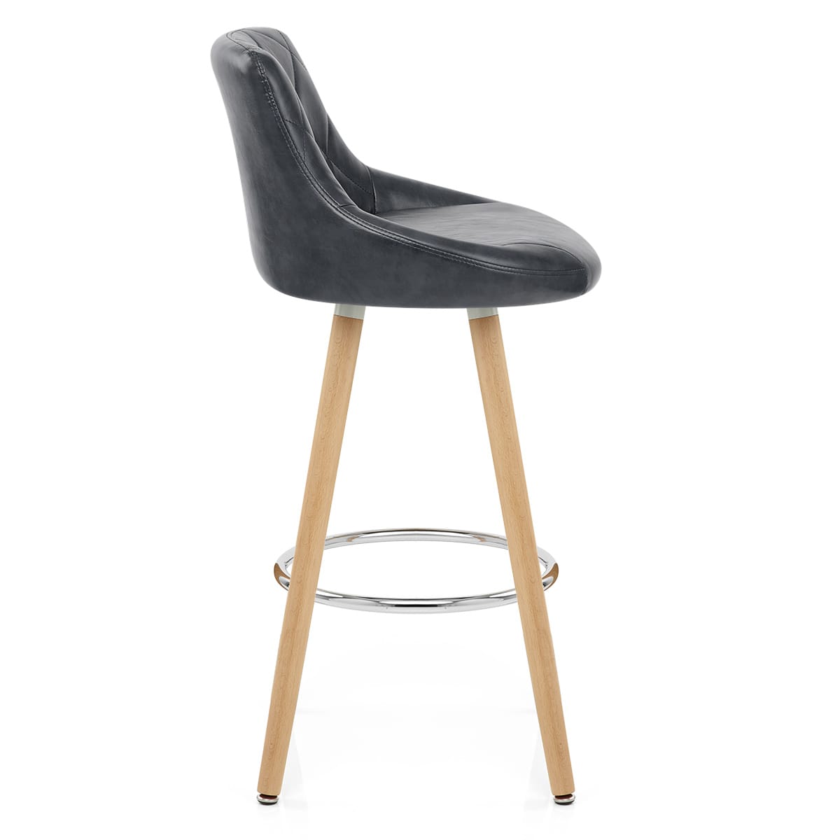 Sgabello Ecopelle Anticata - Fuse Blu Scuro