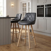 Sgabello Ecopelle Anticata - Fuse Blu Scuro