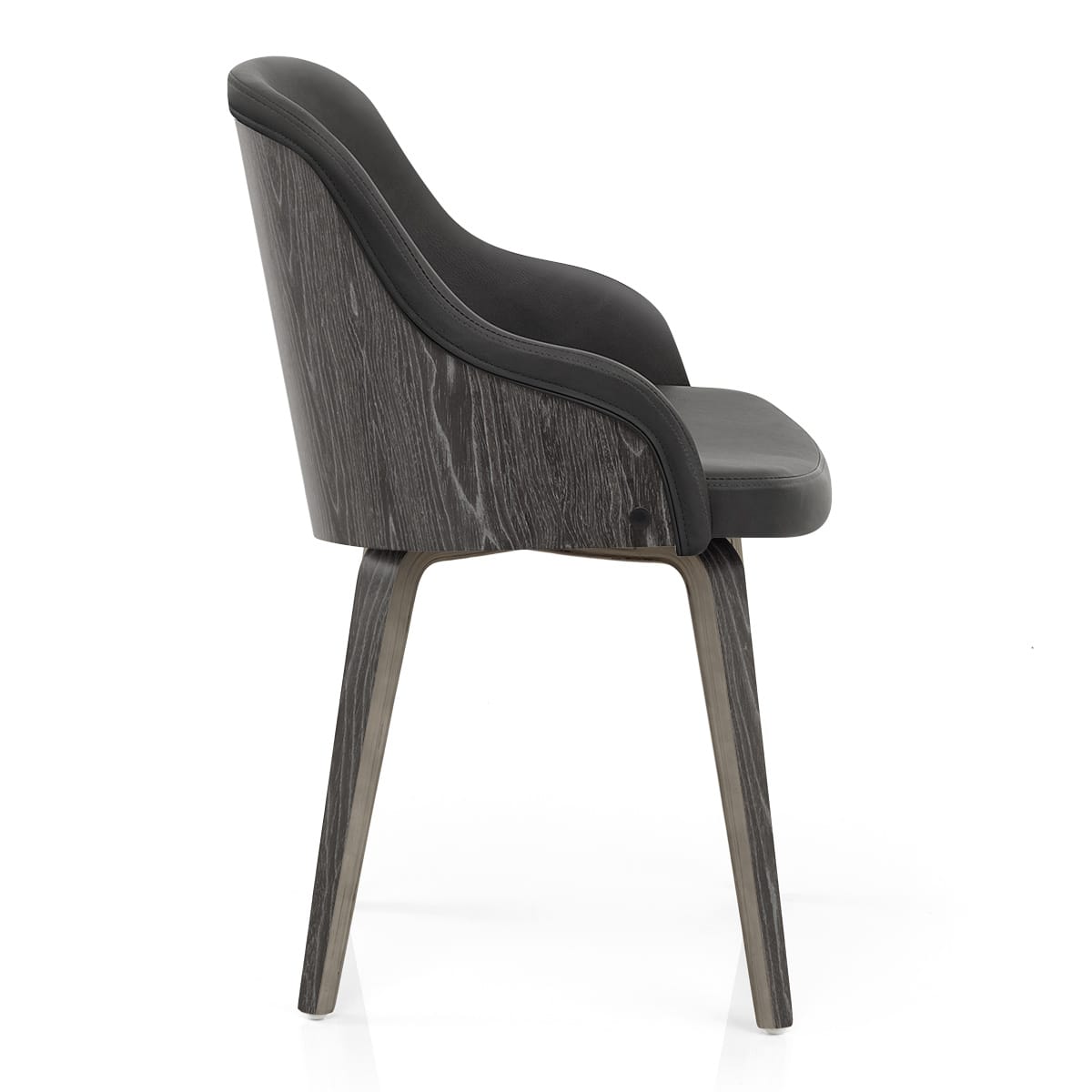Sedia Legno - Fusion Grigio Grigio