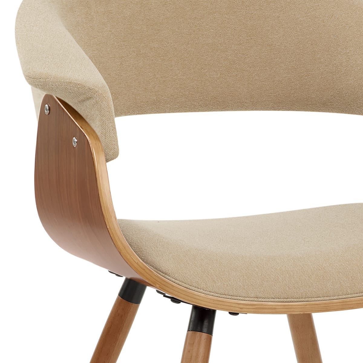 Sedia Tessuto Legno - Grafton Crema