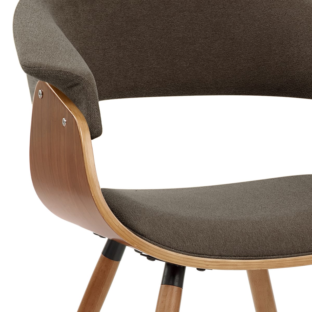 Sedia Tessuto Legno - Grafton Marrone