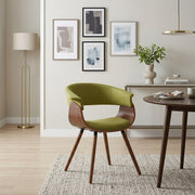 Sedia Tessuto Legno - Grafton Verde