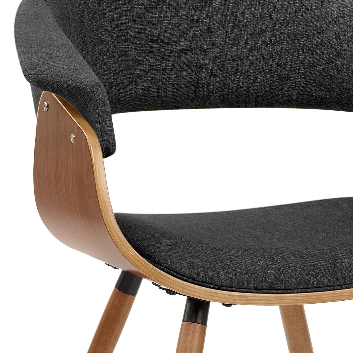 Sedia Tessuto Legno - Grafton Grigio