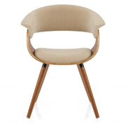Sedia Tessuto Legno - Grafton Crema