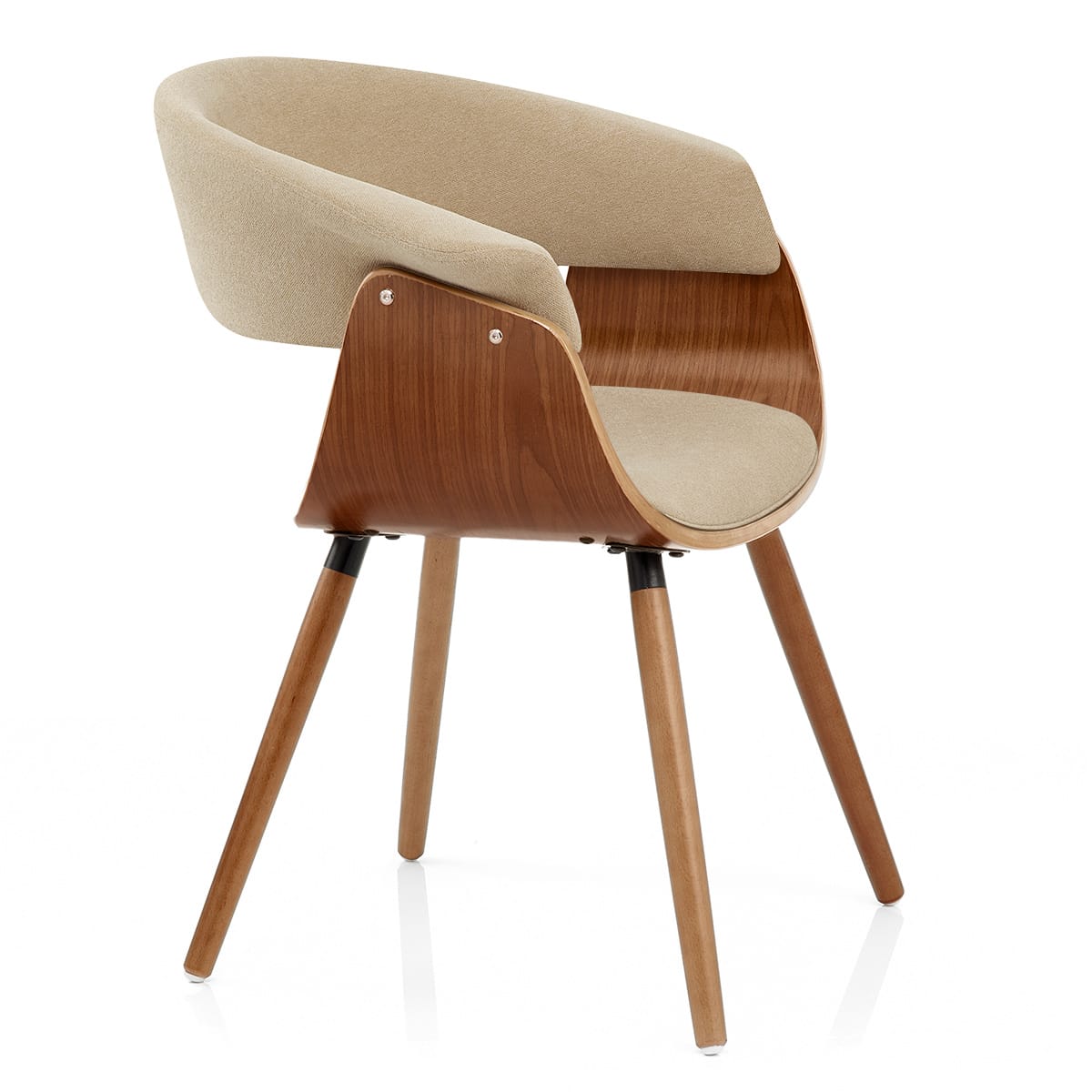 Sedia Tessuto Legno - Grafton Crema