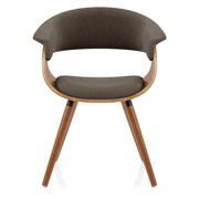 Sedia Tessuto Legno - Grafton Marrone