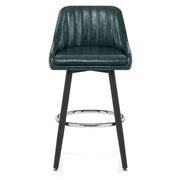 Sgabello Ecopelle Antica Legno - Hamilton Verde