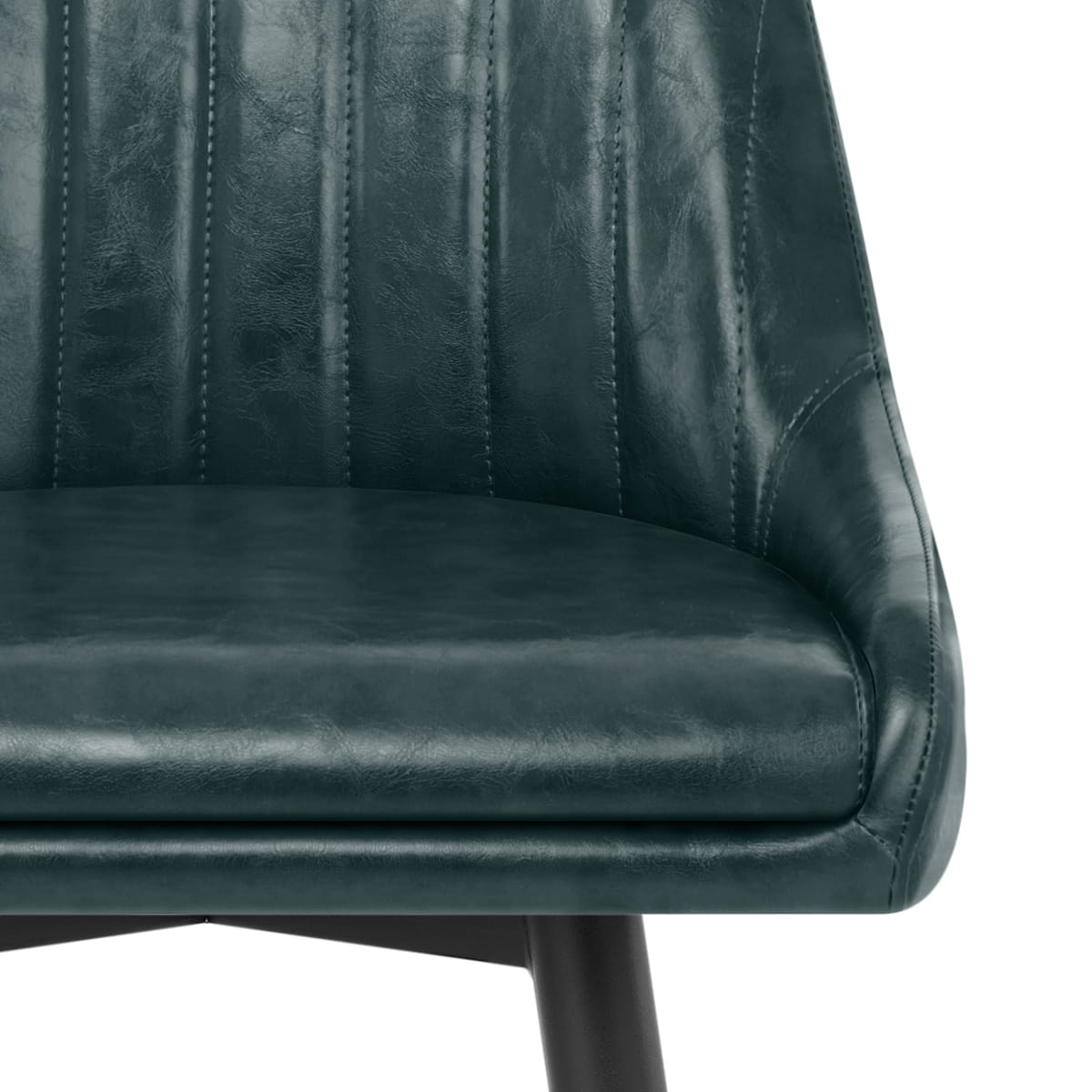 Sgabello Ecopelle Antica Legno - Hamilton Verde
