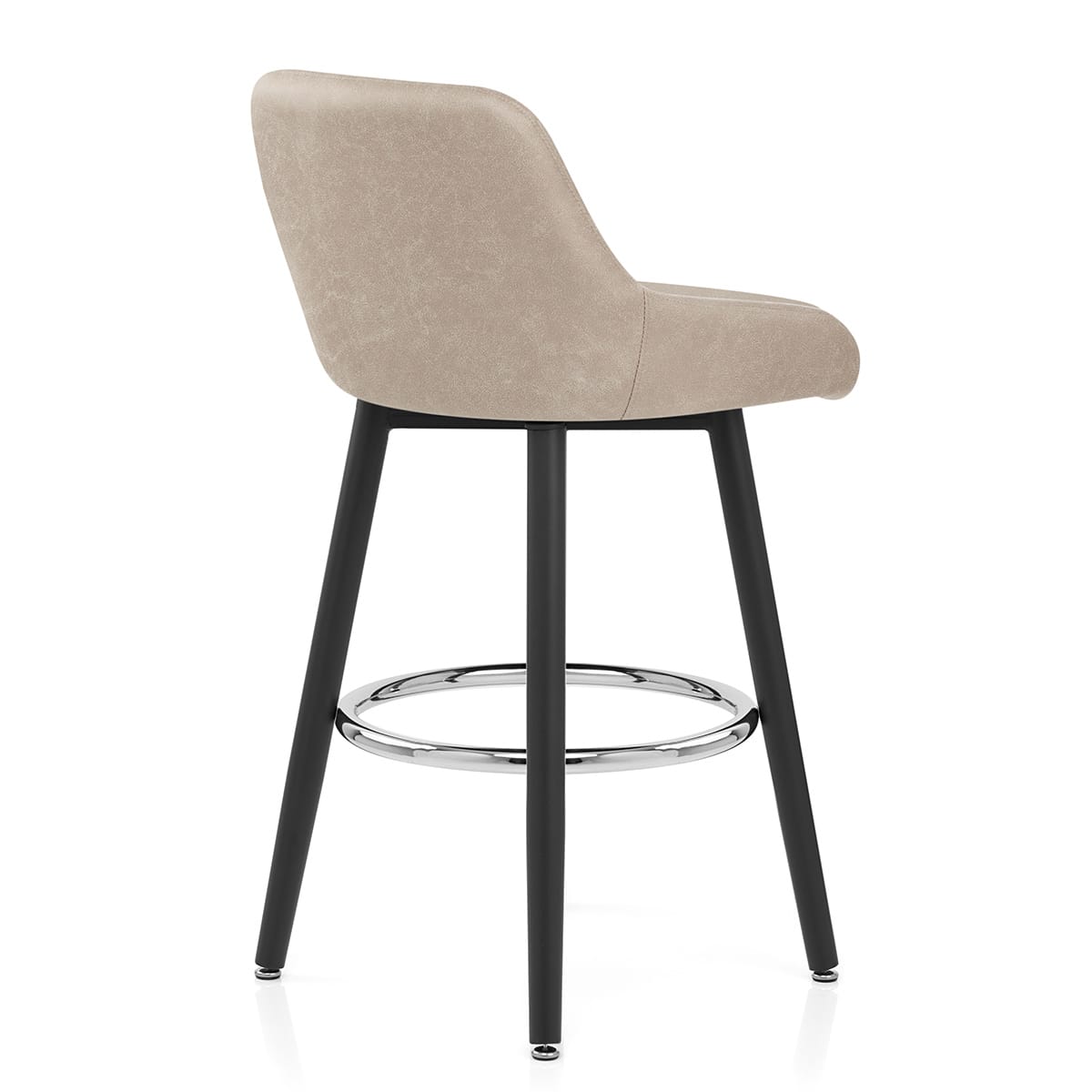 Sgabello Ecopelle Antica Legno - Hamilton Talpa