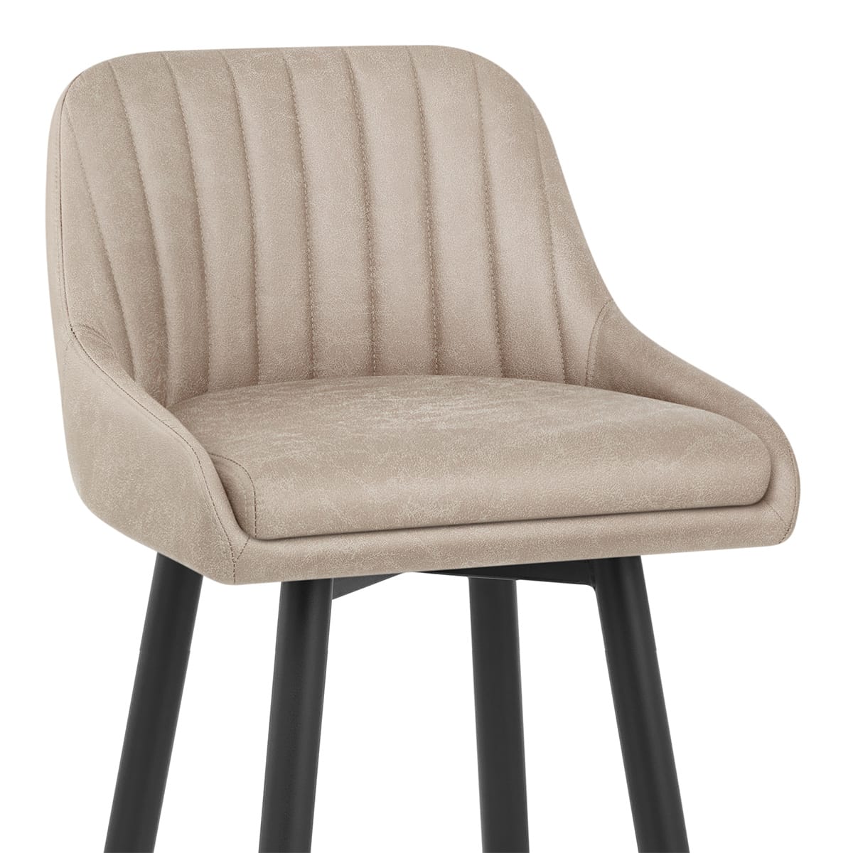 Sgabello Ecopelle Antica Legno - Hamilton Talpa