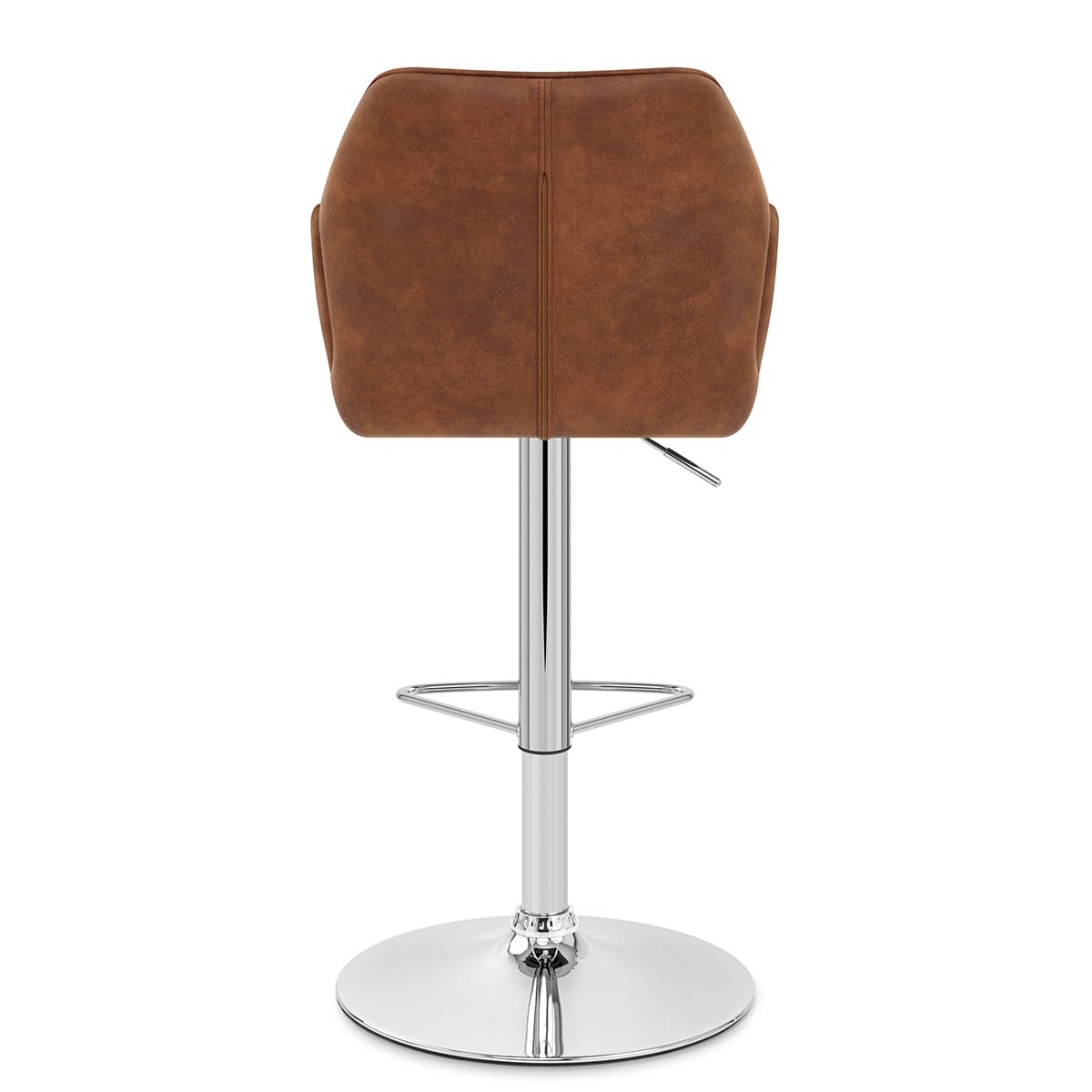 Sgabello Ecopelle - Harvard Marrone