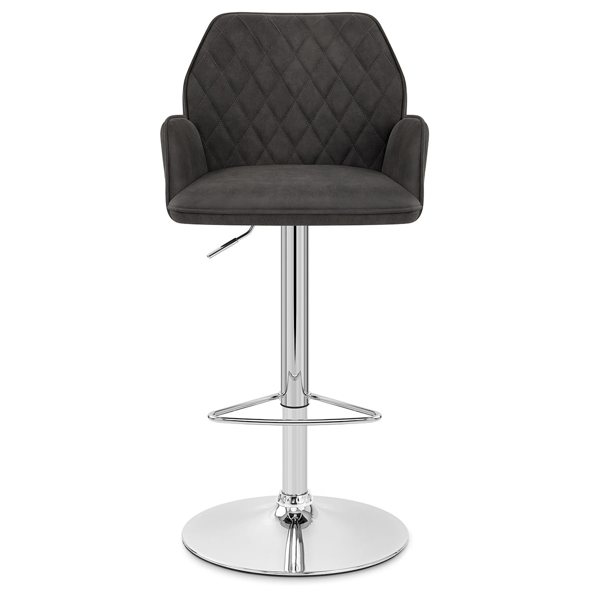 Sgabello Ecopelle - Harvard Grigio scuro