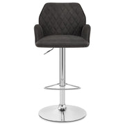 Sgabello Ecopelle - Harvard Grigio scuro