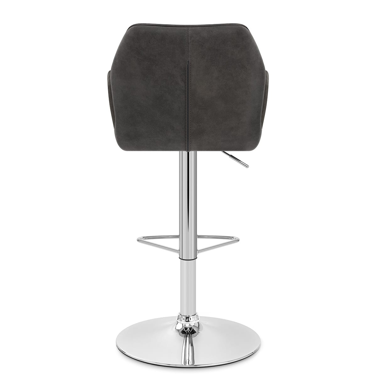 Sgabello Ecopelle - Harvard Grigio scuro