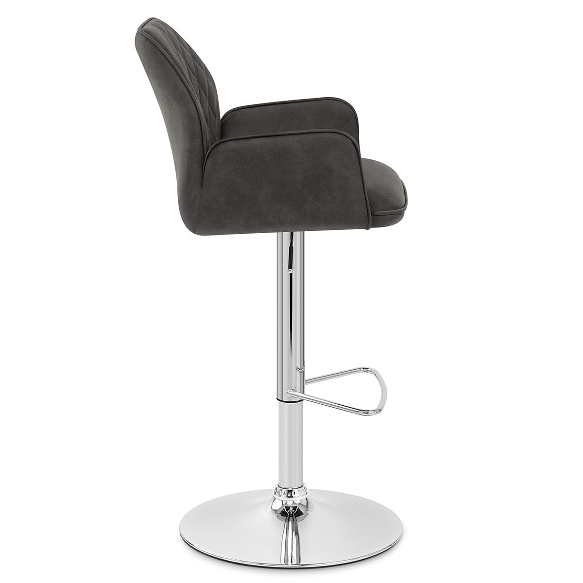 Sgabello Ecopelle - Harvard Grigio scuro