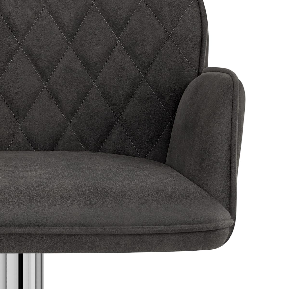 Sgabello Ecopelle - Harvard Grigio scuro