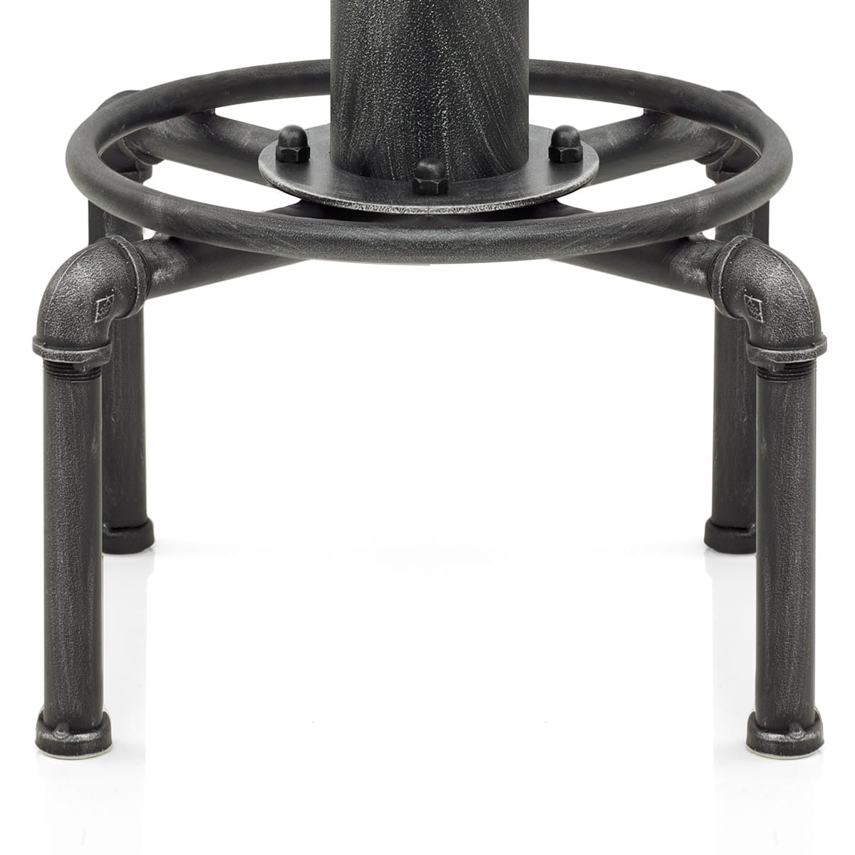 Sgabello Legno Metallo - Hydrant Gunmetal Legno