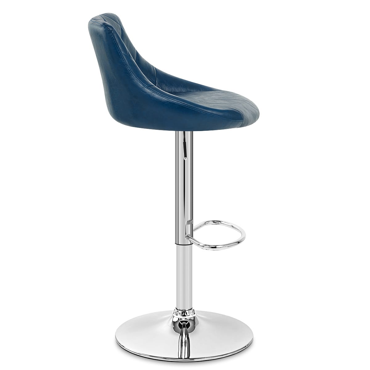 Sgabello Ecopelle Anticata - Hype Blu