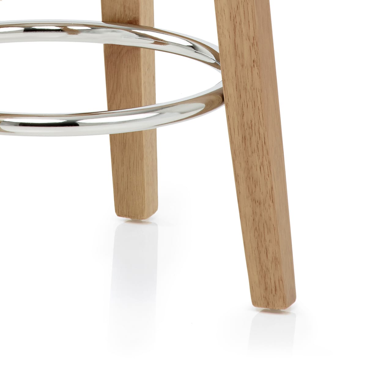 Sgabello Velluto Rovere - Ikon Grigio