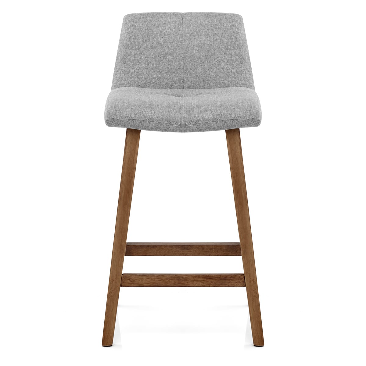 Sgabello Tessuto Legno - Impulse Grigio
