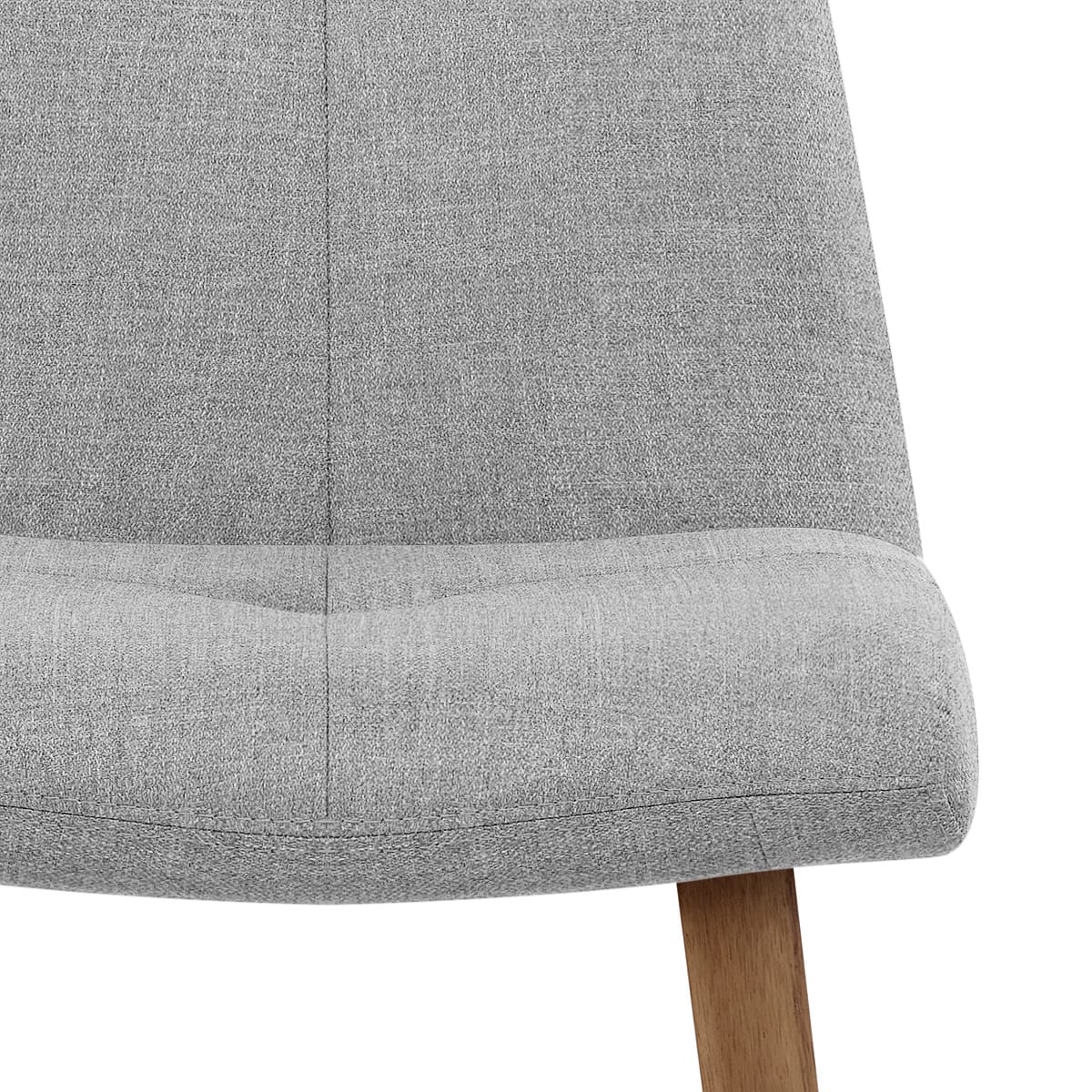 Sgabello Tessuto Legno - Impulse Grigio