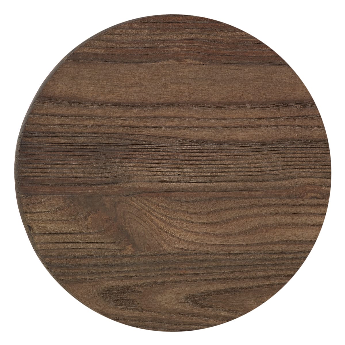 Sgabello Legno Scuro Acciaio - Industrial Turner Legno