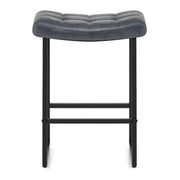 Sgabello Ecopelle Anticata - Jago Blu