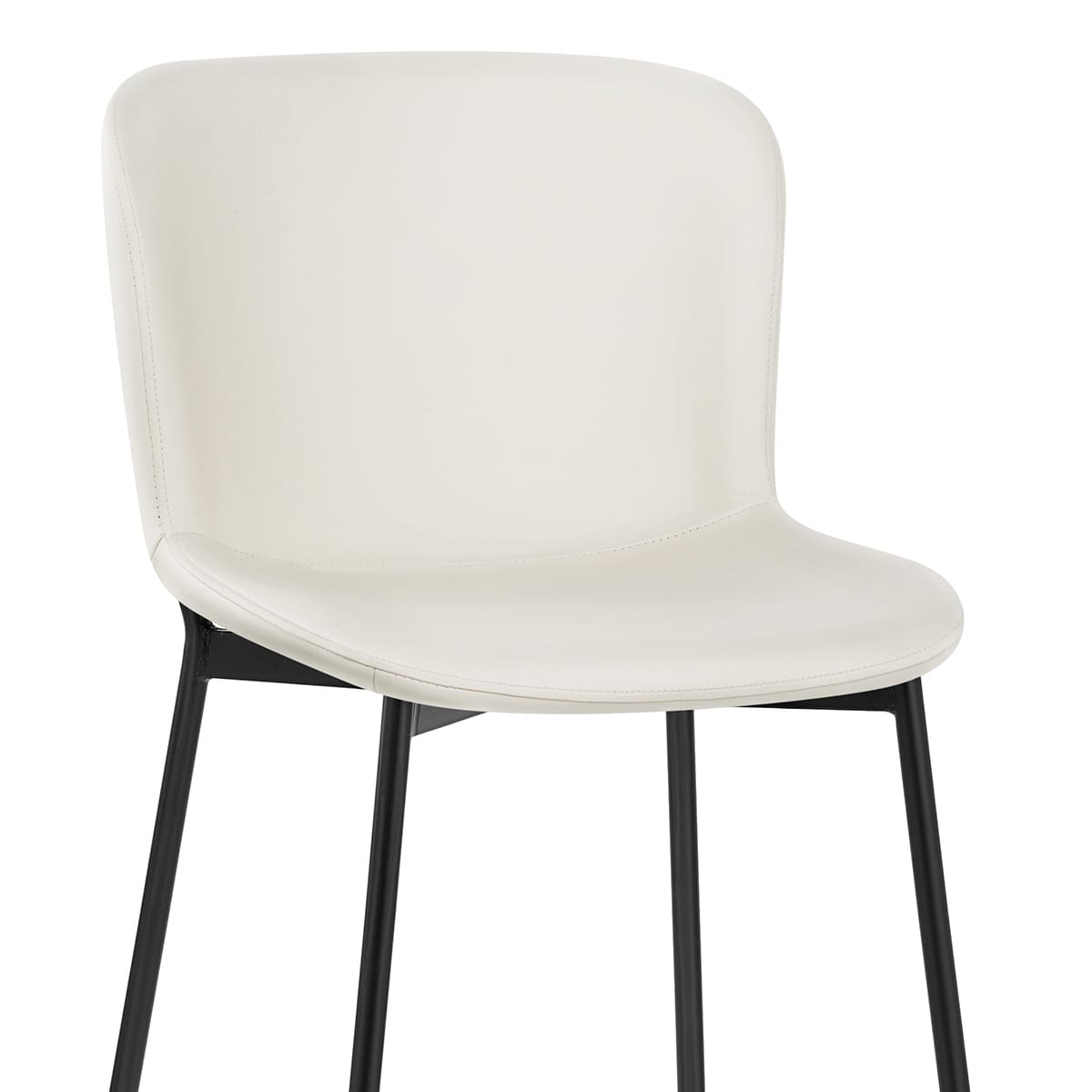 Sgabello da bar Ecopelle - Jasmine Crema