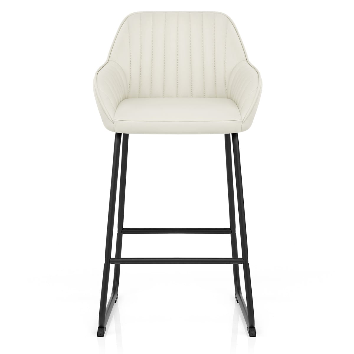 Sgabello Pelle - Kanto Crema