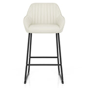 Sgabello Pelle - Kanto Crema