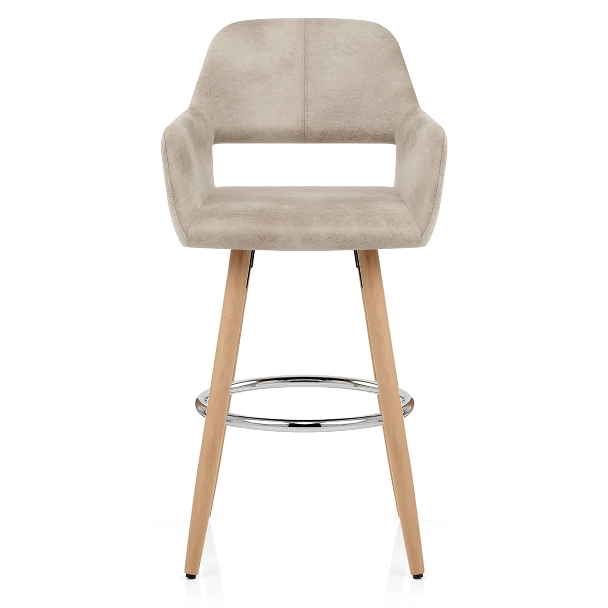 Sgabello Ecopelle Antica Legno - Kite Crema