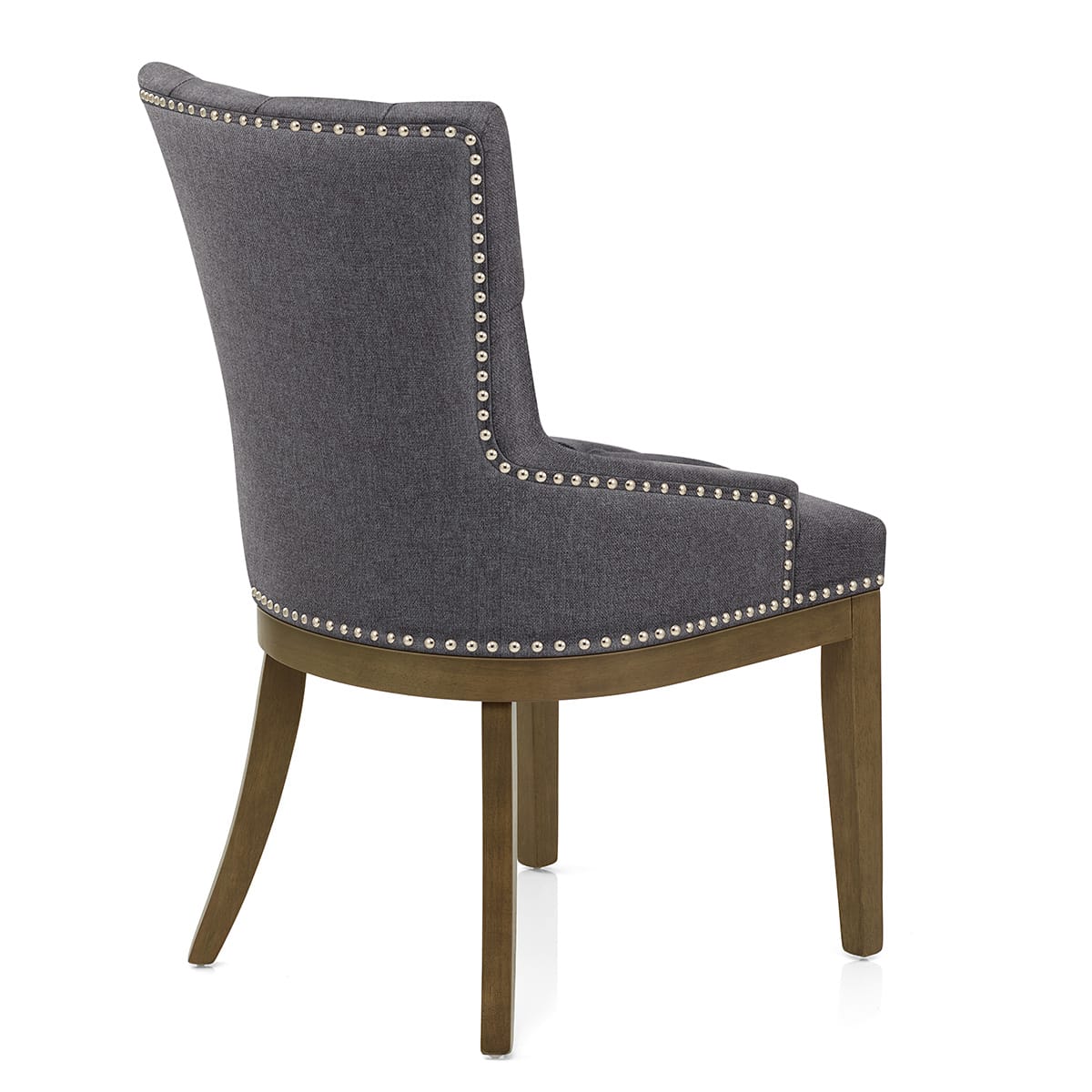 Sedia Tessuto Quercia - Knightsbridge Grigio scuro