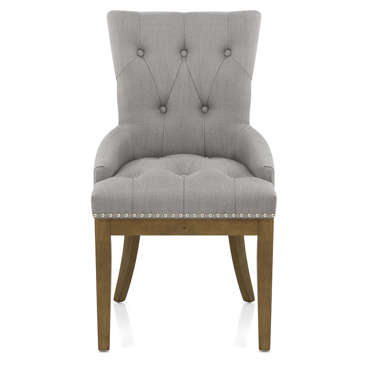 Sedia Tessuto Quercia - Knightsbridge Grigio