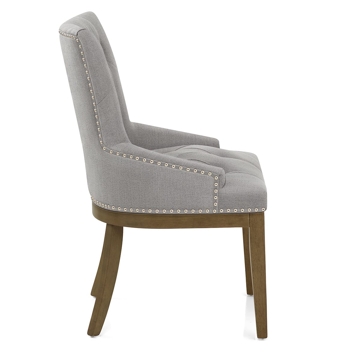 Sedia Tessuto Quercia - Knightsbridge Grigio