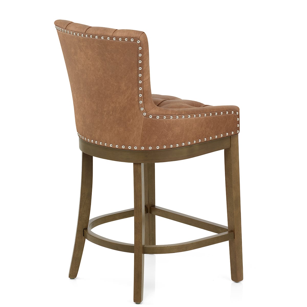 Sgabello Ecopelle Quercia - Knightsbridge Marrone
