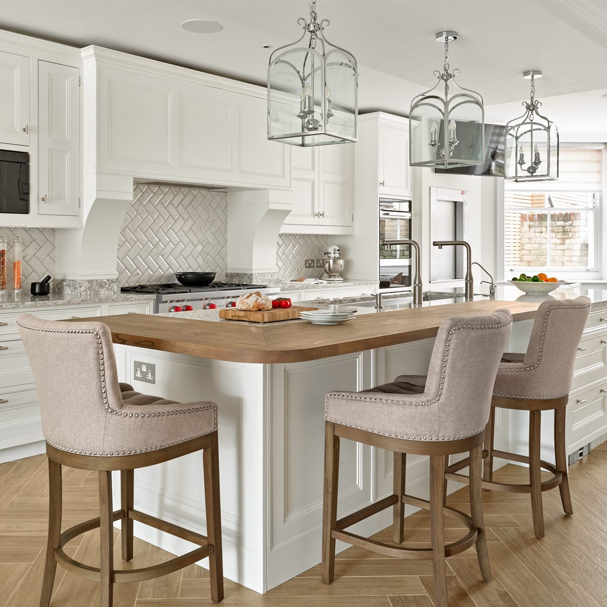 Sgabello Legno Tessuto - Knightsbridge Talpa
