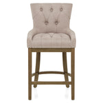 Sgabello Legno Tessuto - Knightsbridge Talpa