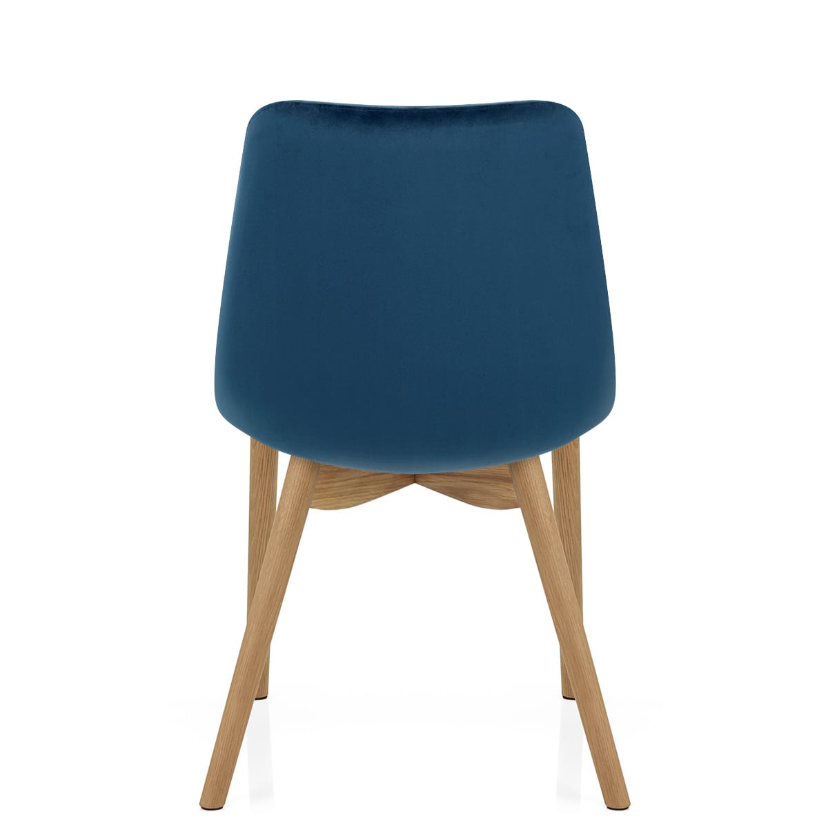 Sedia Velluto Quercia - Kobe Blu