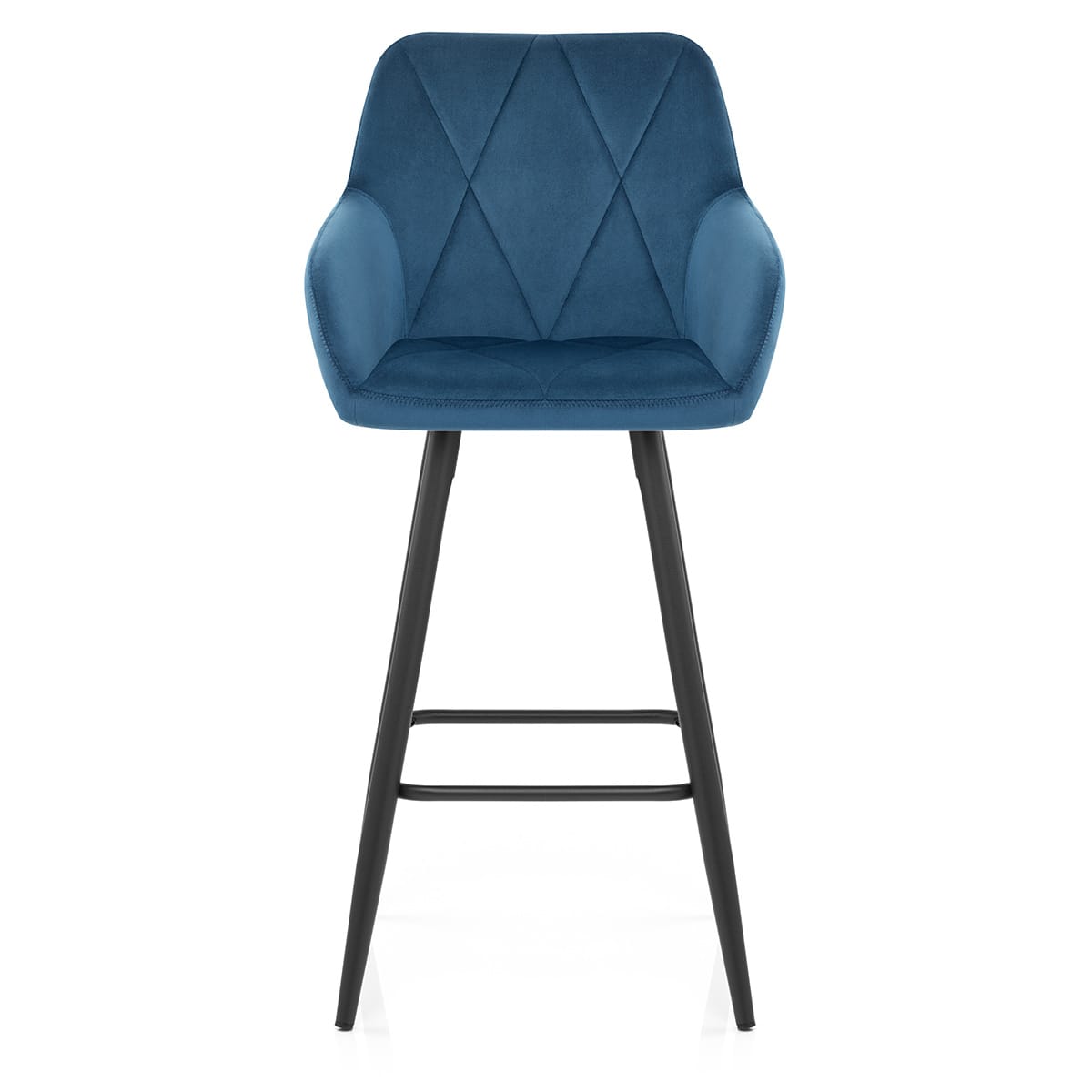 Sgabello Velluto - Lanson Blu Scuro