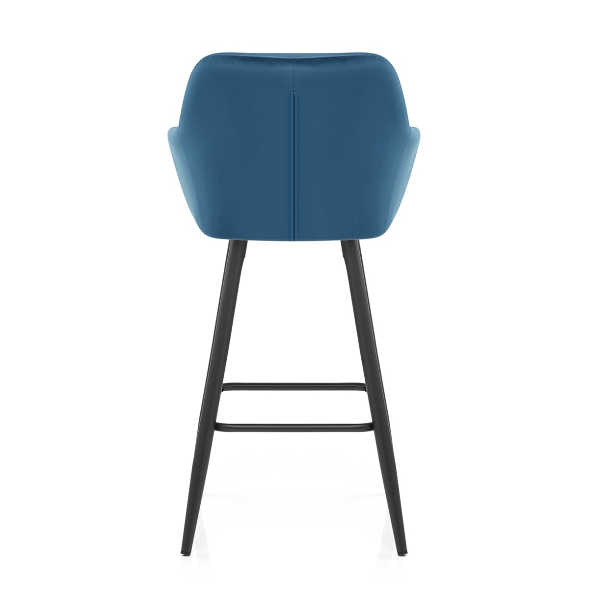 Sgabello Velluto - Lanson Blu Scuro